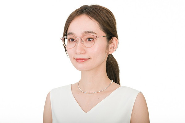 セール価格]LOVE BY e.m. Eyewear Collection ZF211006-42E1】(メガネ WOMEN ボストン ブラウン) -  メガネのZoffオンラインストア