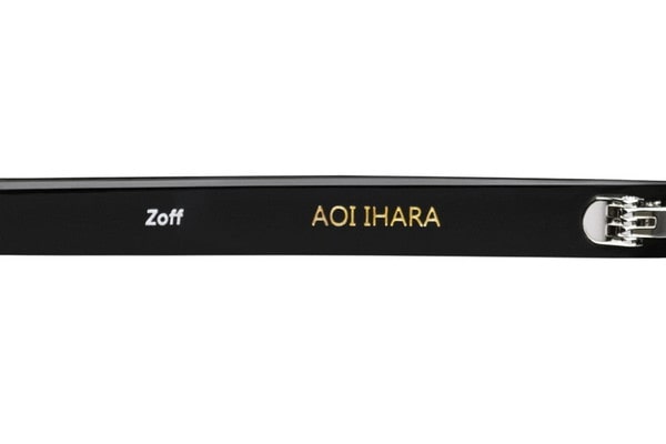 完売・限定】Zoff｜AOI IHARA ウェリントン型セルフレーム 黒-