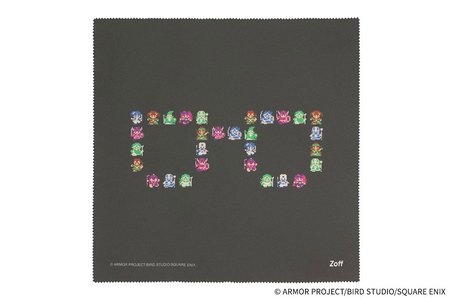 Zoff｜DRAGON QUEST 職業ドット メガネ拭き（DQ40TH-CLOTH-JO