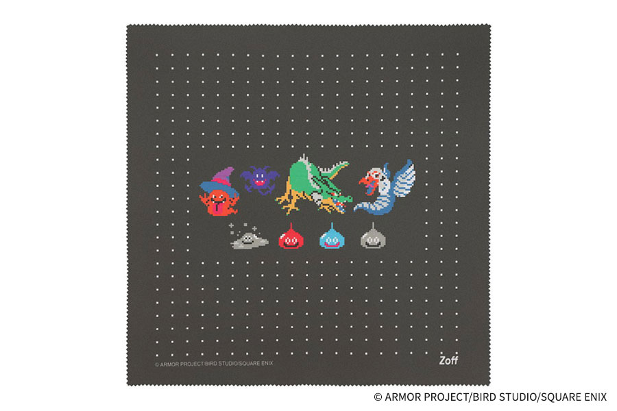 マクドナルド　メガネ拭き Zoff｜DRAGON QUEST モンスタードット メガネ拭き（DQ40TH-CLOTH-MO