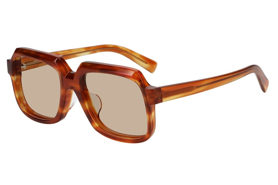 SUNCUTGlasses/存在感のあるウェリントン型サングラス（ZH261G03-49A1