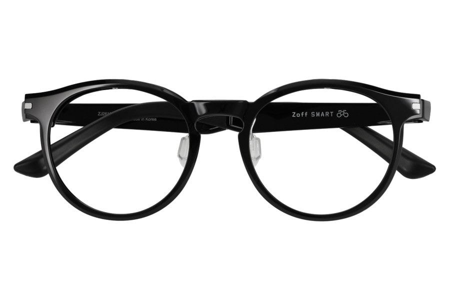 Zoff SMART メガネフレーム ブラック ボストン型 ボストン型跳ね上げ式Zoff SMART（ZJ261012-14E1）｜メガネのZoff
