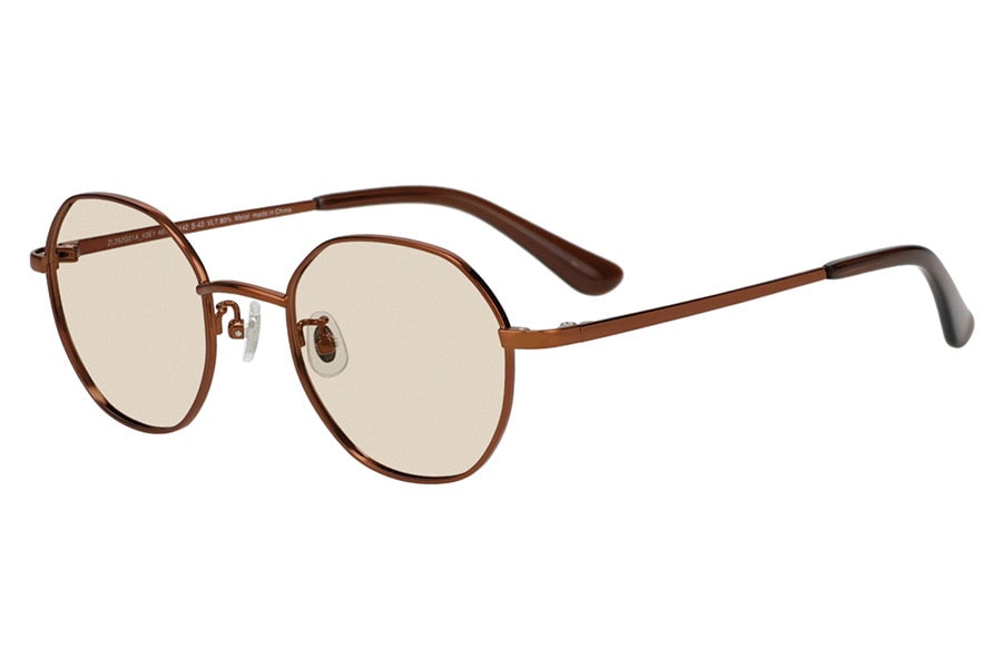 トレンドカラーが特徴のボストン型メタル(WEB限定)SUNCUTGlasses/UV100