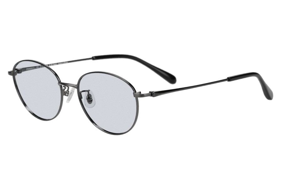 eyewear オーバルレンズ PCメガネ　5/31までのお値下げ オーバル型フレーム(グレー) スモーキーグレー20％（ZN252001-17E1