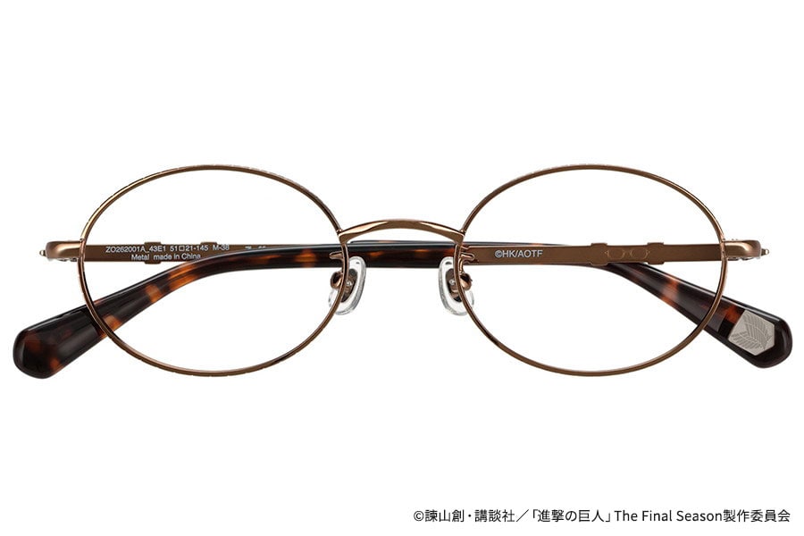 予約終了]Zoff｜進撃の巨人 ハンジモデル （ZO262001-43E1）｜メガネの