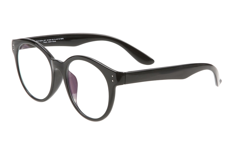 【紫外線100カットクリアサングラス (Zoff UV CLEAR SUNGLASSES) ZS181G0314E1】(サングラス WOMEN ボストン ブラック) メガネのZoff