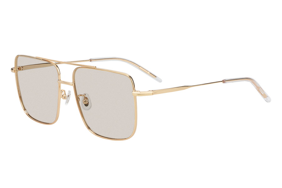SUNCUTGlasses/トレンドのウェリントン型メタルサングラス（ZY262G01