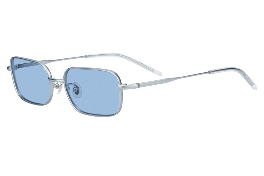 ゆうメダルサンド SUNCUTGlasses/トレンドのスクエア型メタルサングラス（ZY262G03-15F2
