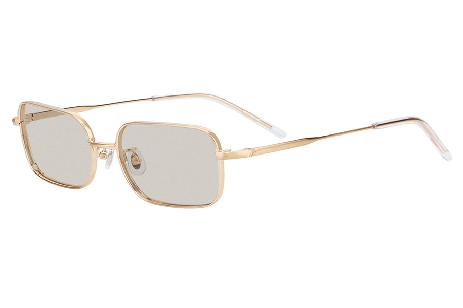 SUNCUTGlasses/トレンドのスクエア型メタルサングラス（ZY262G03-56F1