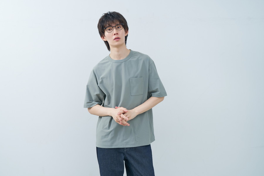 ベーシック＆トレンド感を兼ね備えたコンビフレーム[中顔面短縮みえ