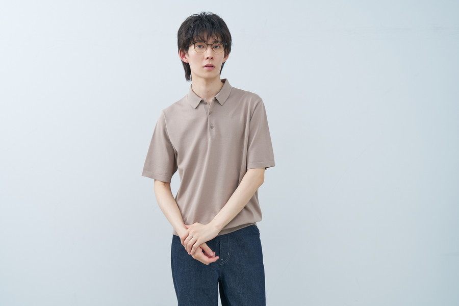 ベーシック＆トレンド感を兼ね備えたコンビフレーム[中顔面短縮みえ