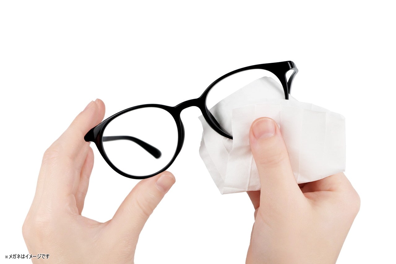 メガネクリーナー 約17cm x 14cm 使い捨てメガネクリーナー（LENS-WIPES）｜メガネのZoffオンライン