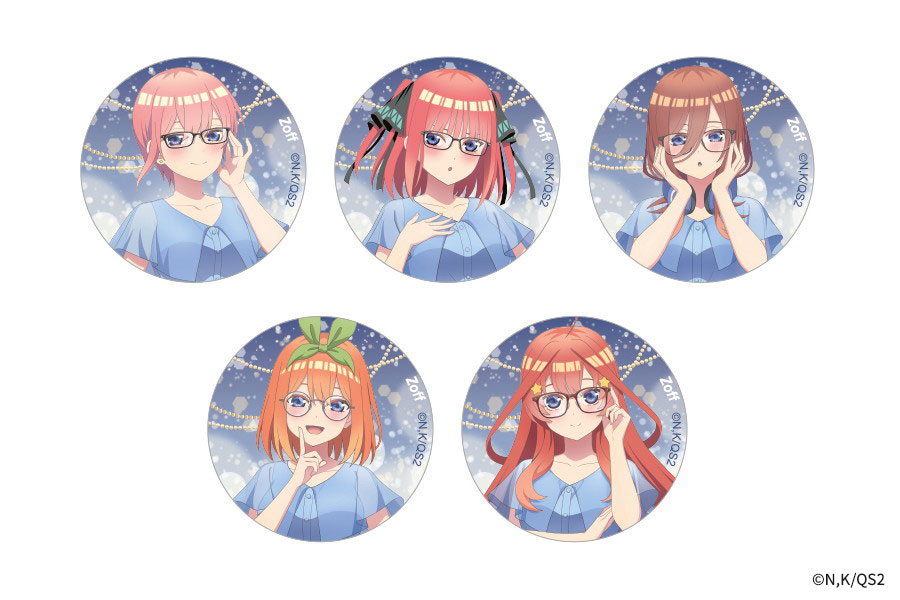 Zoff｜五等分の花嫁＊ トレーディング缶バッジ（全10種コンプリートセット）