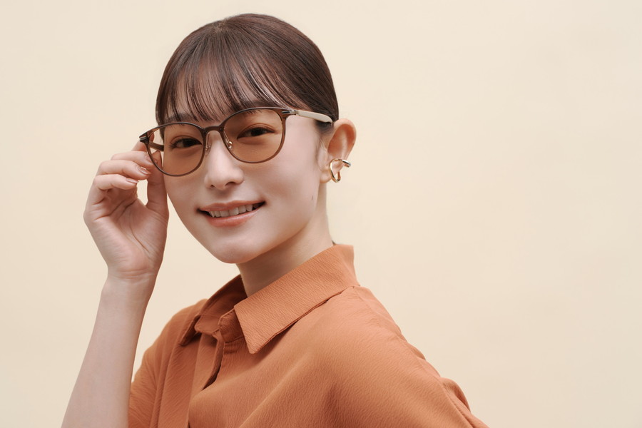 パーソナルカラーサングラス Autumn Type ボストン型[WEB限定商品