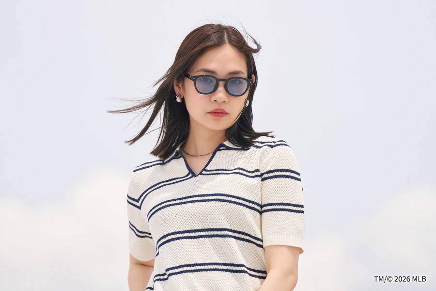 WEB限定価格]Zoff｜MLB ウェリントン型サングラス(ロサンゼルス