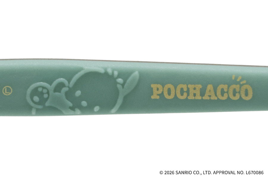 Zoff│Pochacco ウェリントン型シートメタルサングラス（ZA262G03-43F1
