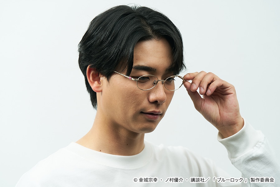 MAURICE DE VLAMINCKE、海外版超希少レゾネ、新品額装付 Zoff | ブルーロック 御影 玲王モデル（ZF262006-56F1）｜メガネのZoff