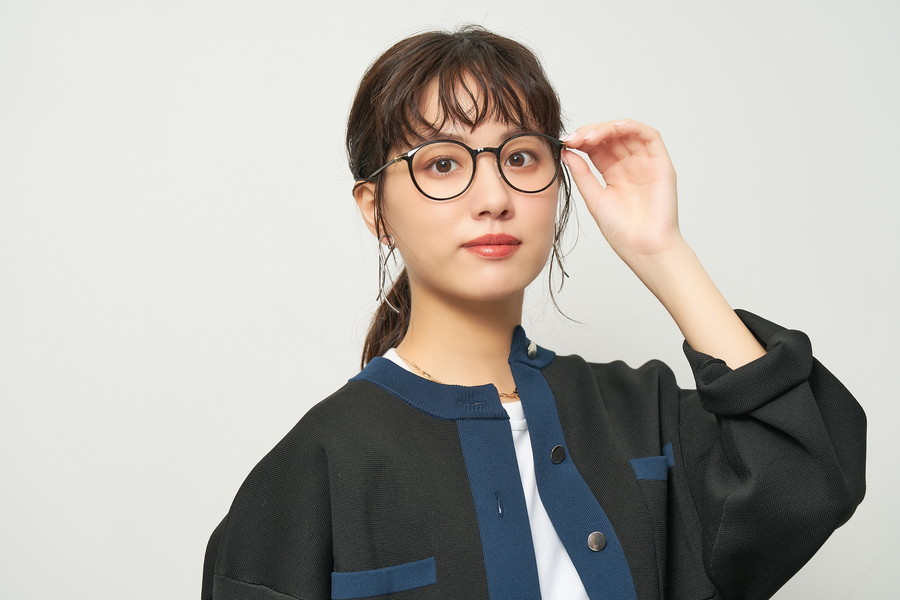 横幅が小さめのボストンフレーム/SMART SKINNY JEWELRY