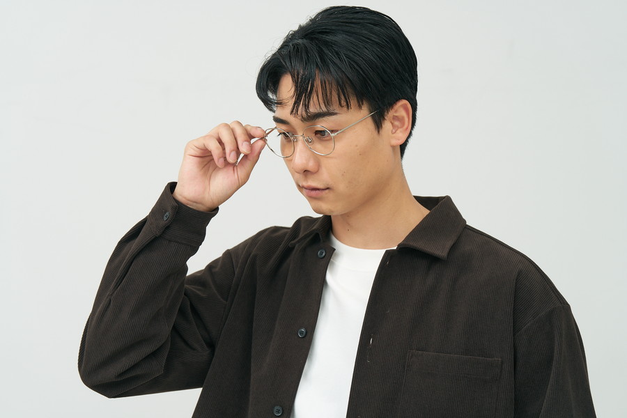 小さめサイズのボストン型メタルフレーム（ZN252013-15F1）｜メガネの