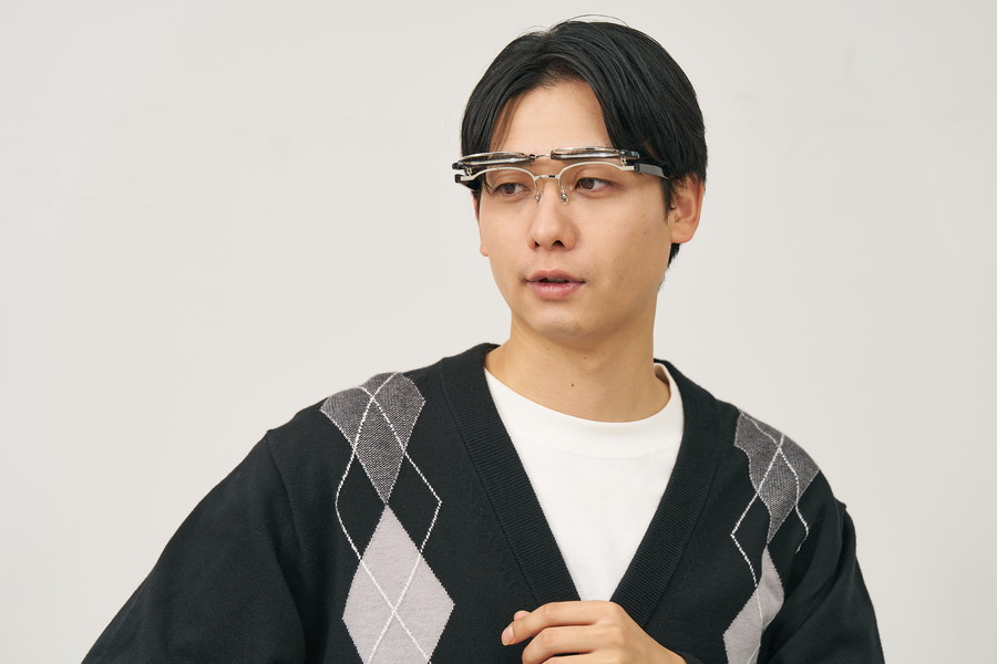 ウェリントン型FLIP UP(跳ね上げ式メガネ)（ZO251031-14E1）｜メガネの
