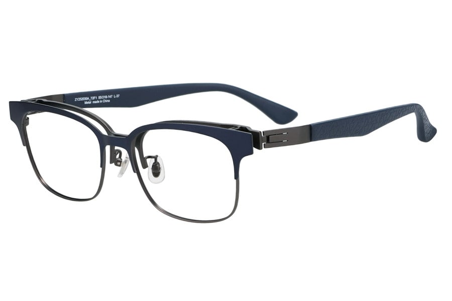 新構造のスクエア型FLIP UP(跳ね上げ式メガネ)（ZY252030-72F1