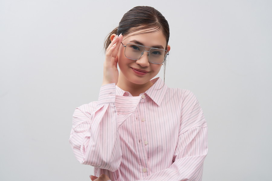 SUNCUTGlasses/トレンドのウェリントン型メタルサングラス（ZY262G01