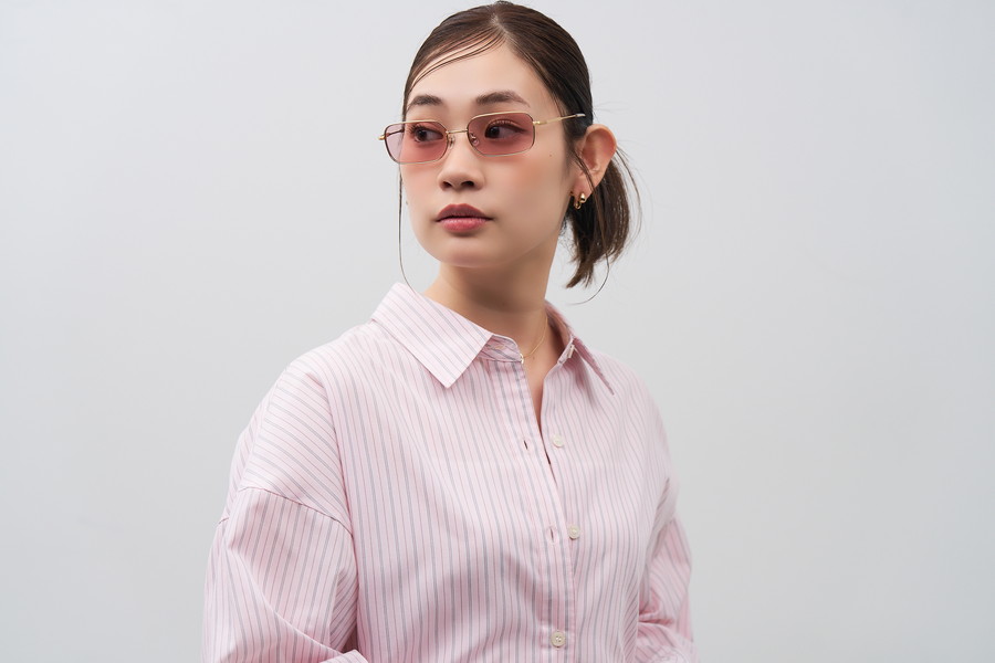 CURTIS DHフレーム（サンパークロス）イングランド製　※匿名配送 期間限定価格]SUNCUTGlasses/トレンドのスクエア型メタルサングラス