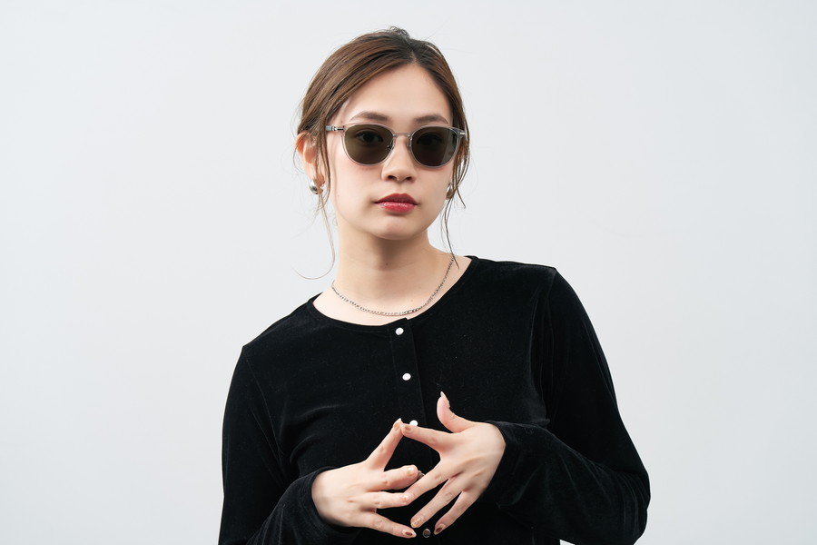 パーソナルカラーサングラス Winter Type ボストン型[WEB限定商品