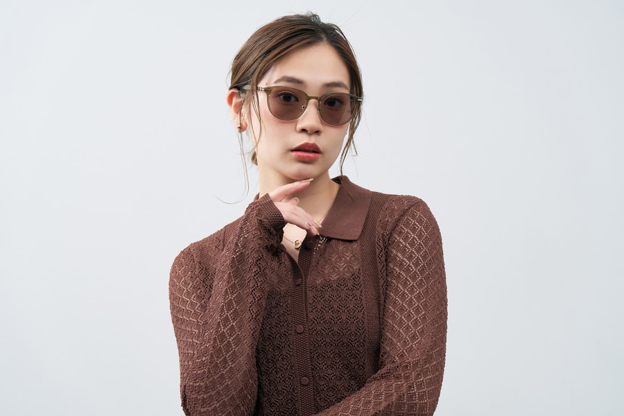 パーソナルカラーサングラス Autumn Type ボストン型[WEB限定商品