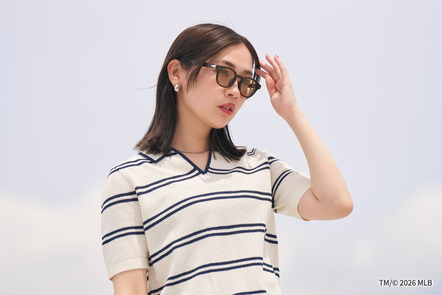 WEB限定価格]Zoff｜MLB ウェリントン型サングラス(サンディエゴ