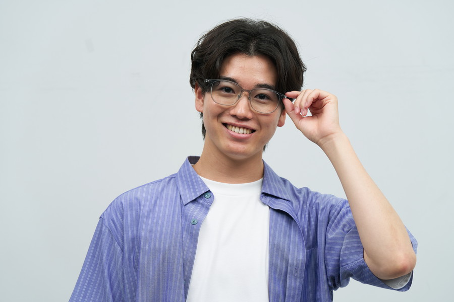 SUNCUTGlasses/UV100%CUT/トレンド感のあるレンズカラーのウェリントン