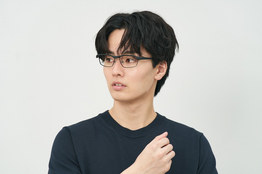 [Begin特集商品]機能性のあるウェリントン型メガネ/FLIP UP(跳ね上げ式メガネ) (WEB先行販売)