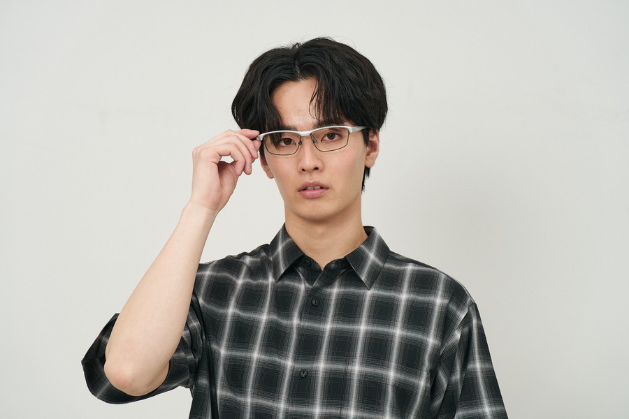 [Begin特集商品]機能性のあるウェリントン型メガネ/FLIP UP(跳ね上げ式メガネ) (WEB先行販売)