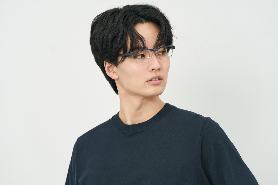[Begin特集商品]機能性のあるウェリントン型メガネ/FLIP UP(跳ね上げ式メガネ) (WEB先行販売)
