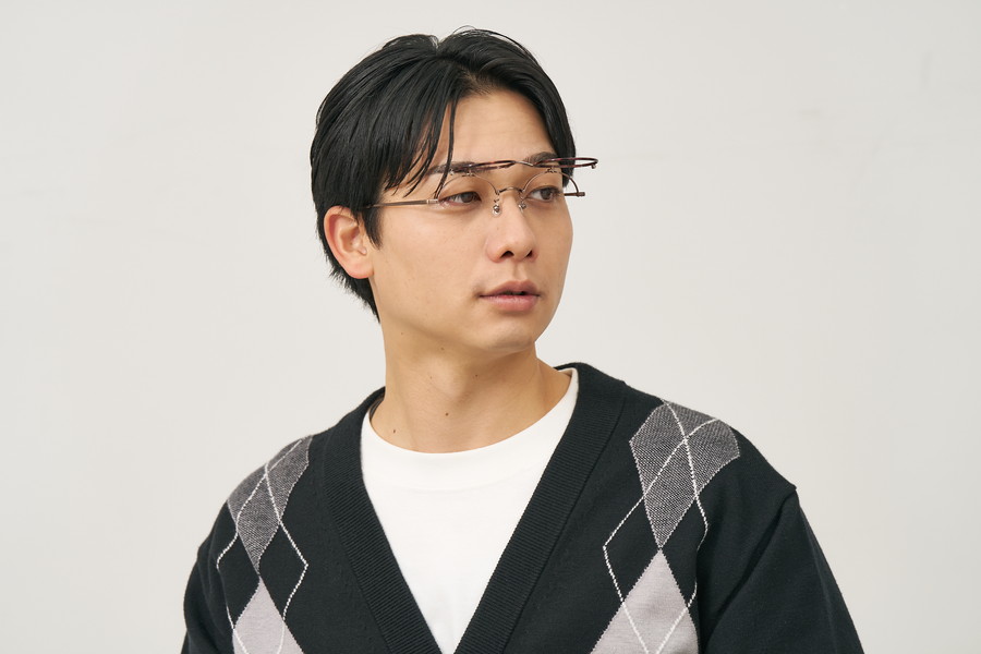 即日発送 CS優勝構築　ネクラDOOM アレフヘブン　スリーブ付き ラウンド型FLIP UP(跳ね上げ式メガネ)（ZF252022-49E1）｜メガネのZoff