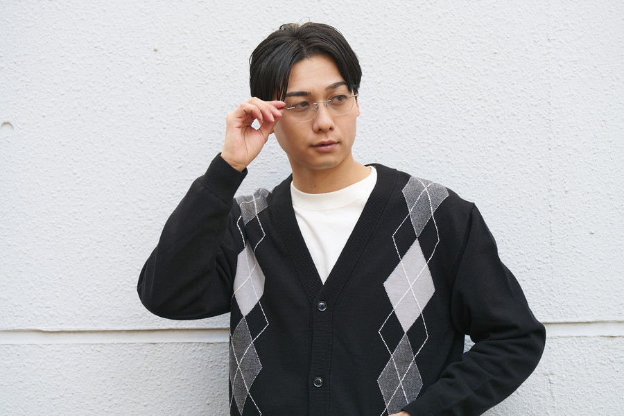SUNCUTGlasses/トレンドのリムレス ウェリントン型サングラス