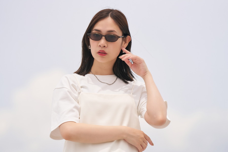 Zoff | ETRE TOKYO Oval SUNCUT Glasses（ZH261G04-43A1）｜メガネの