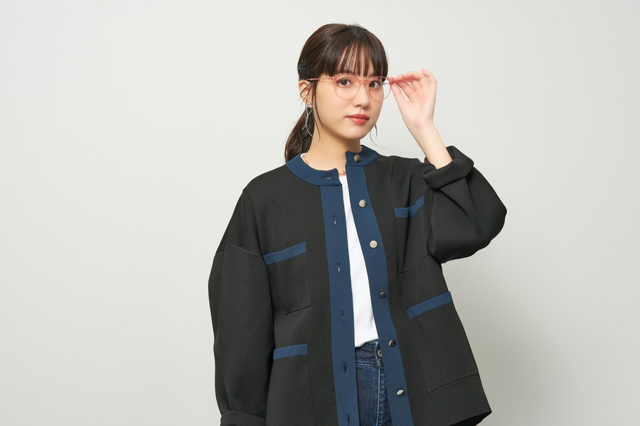 横幅が小さめのボストンフレーム/SMART SKINNY JEWELRY