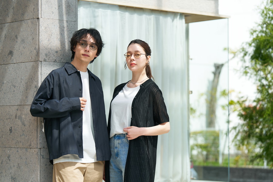 トレンドカラーが特徴のボストン型メタル(WEB限定)SUNCUTGlasses/UV100