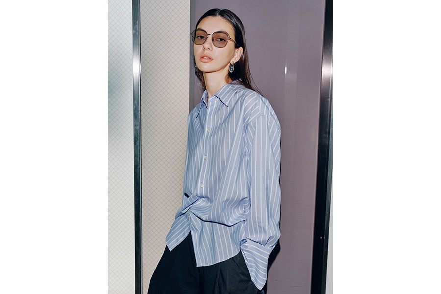 OnlyOneOf line sun goodness　白　トレカ付き Zoff｜ADAM ET ROPE' ＃04 SHIRTS メタルサングラス（ZN262G01-15E1