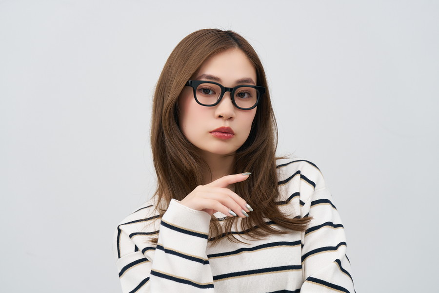 セール価格]柄感が魅力的なウェリントンフレーム/FASHION VINTAGE