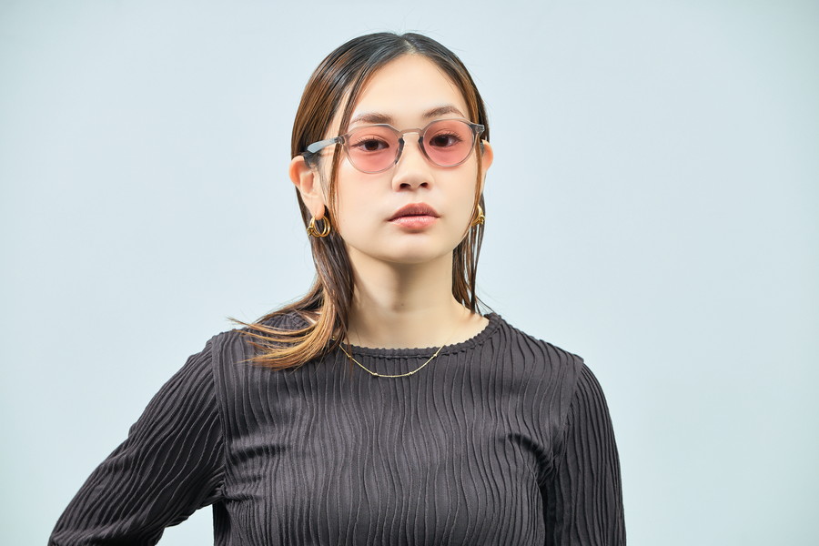 SUNCUTGlasses/UV100%CUT/クラウンパント型サングラス