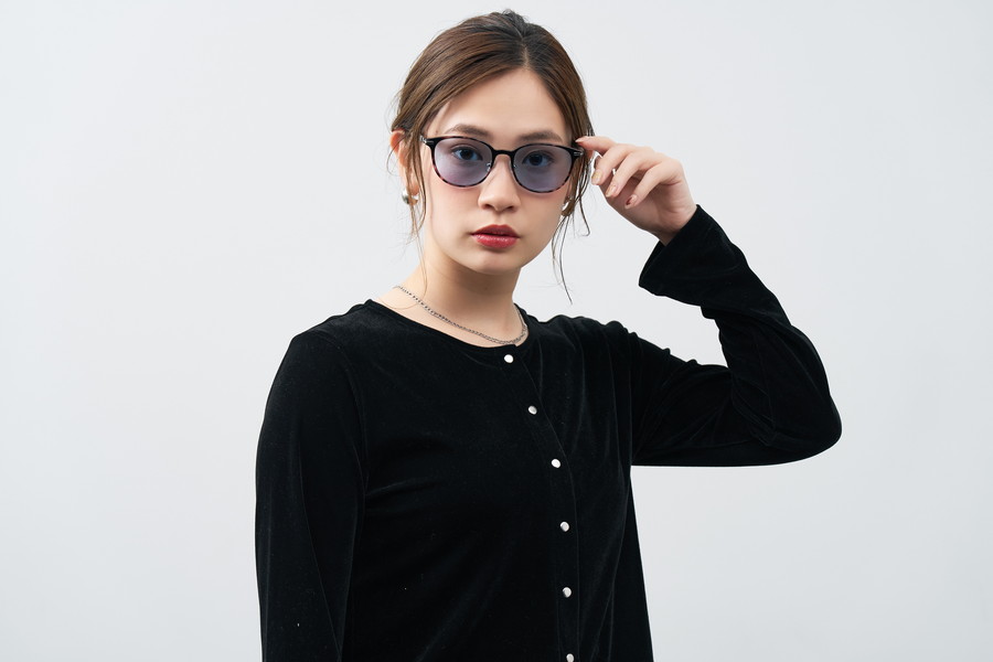 パーソナルカラーサングラス Winter Type ボストン型[WEB限定商品