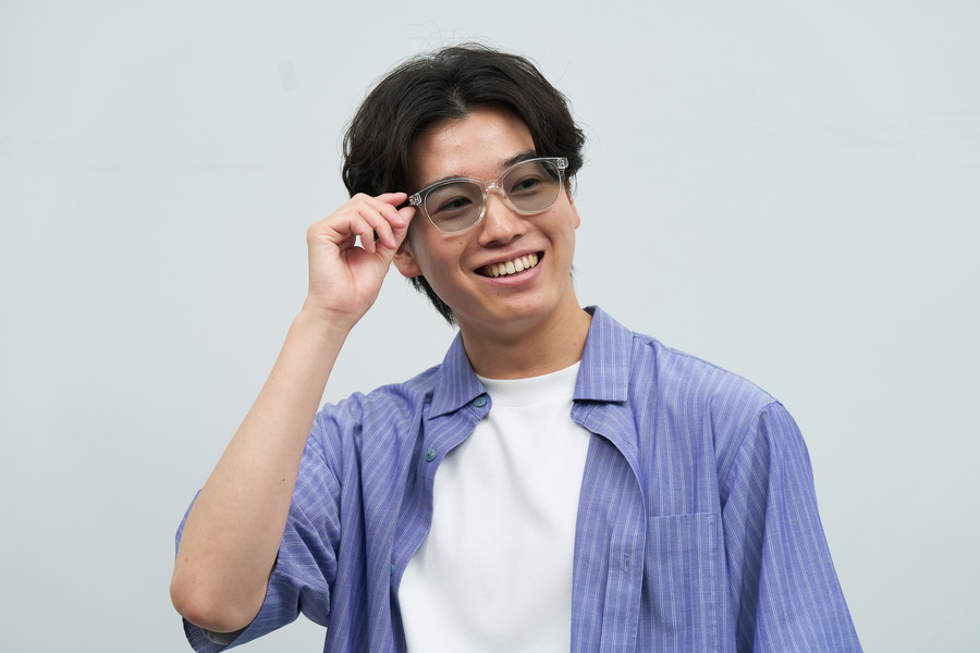 SUNCUTGlasses/UV100%CUT/トレンド感のあるレンズカラーのウェリントン