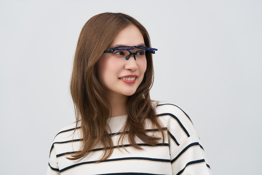 【美品】DUN 2087 跳ね上げ式 メガネ ダークブルー 楽天市場】跳ね上げメガネ ドゥアンの通販