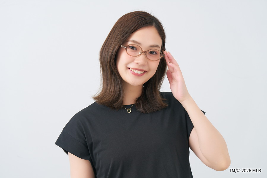 WEB限定価格]Zoff｜MLB オーバル型フレーム(サンディエゴ パドレス