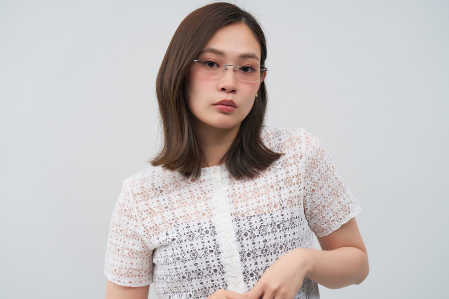 Zoff | Nagomi #03_Rimless(リムレス)（ZG263G05-15E1）｜メガネのZoff
