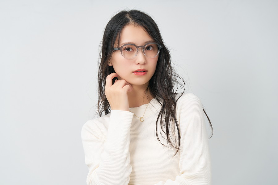 創業25周年フェア]小さめサイズのボストン型[中顔面短縮みえメガネ