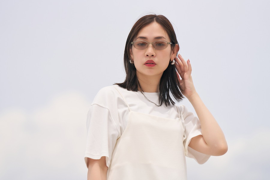 Zoff | ETRE TOKYO Oval SUNCUT Glasses（ZH261G04-63A1）｜メガネの