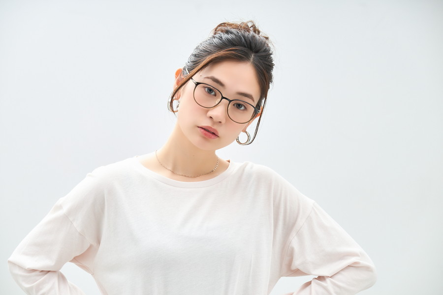 [Zoff SMART ×マキアージュ]使用商品/丸みのあるボストンフレーム/SMART SKINNY JEWELRY(WEB先行販売)